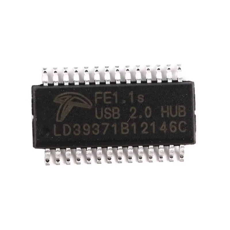 5PCS FE1.1S-BSOP28BCN SOP-28 FE1.1-AQFP48A LQFP-48 FE1.1 FE1.1S USB 2.0 High Speed 4-port Hub Controller HUB Shunt Chip