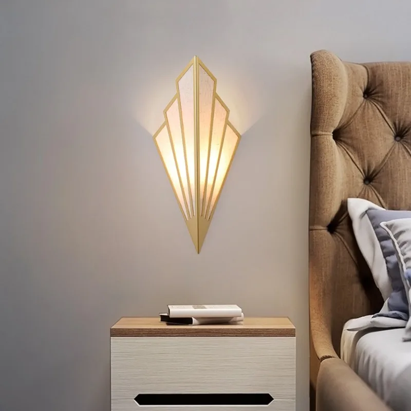 European Minimalist LED Wall Lights Corridor Staircase Bedroom Hotel Bedhead Creative Indoor Wall Hanging Lamps Art Decorative