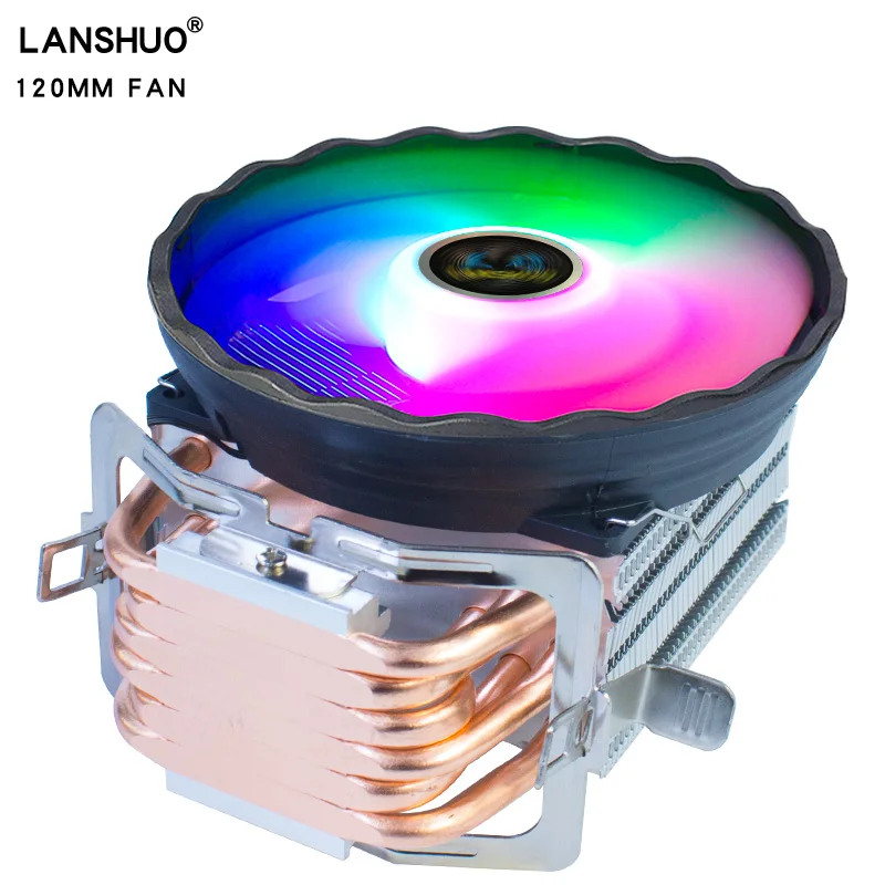 

Pure copper heatpipe CPU radiator PWM RGB silent fan general LGA 775 1150 1155 1356 1366 AMD3 AM4 1200 1700 X79 X99 2011 CPU fan