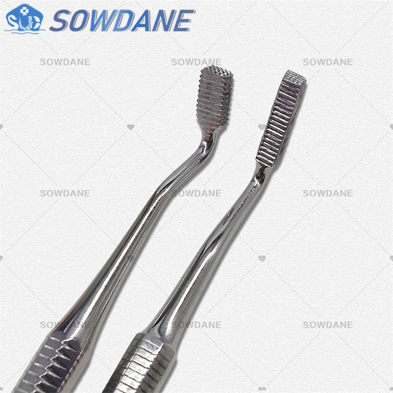 Double Ends Dental Orthodontic Band Pusher Seater Long Tip with Scaler Tooth Cleaning Tool Instrument