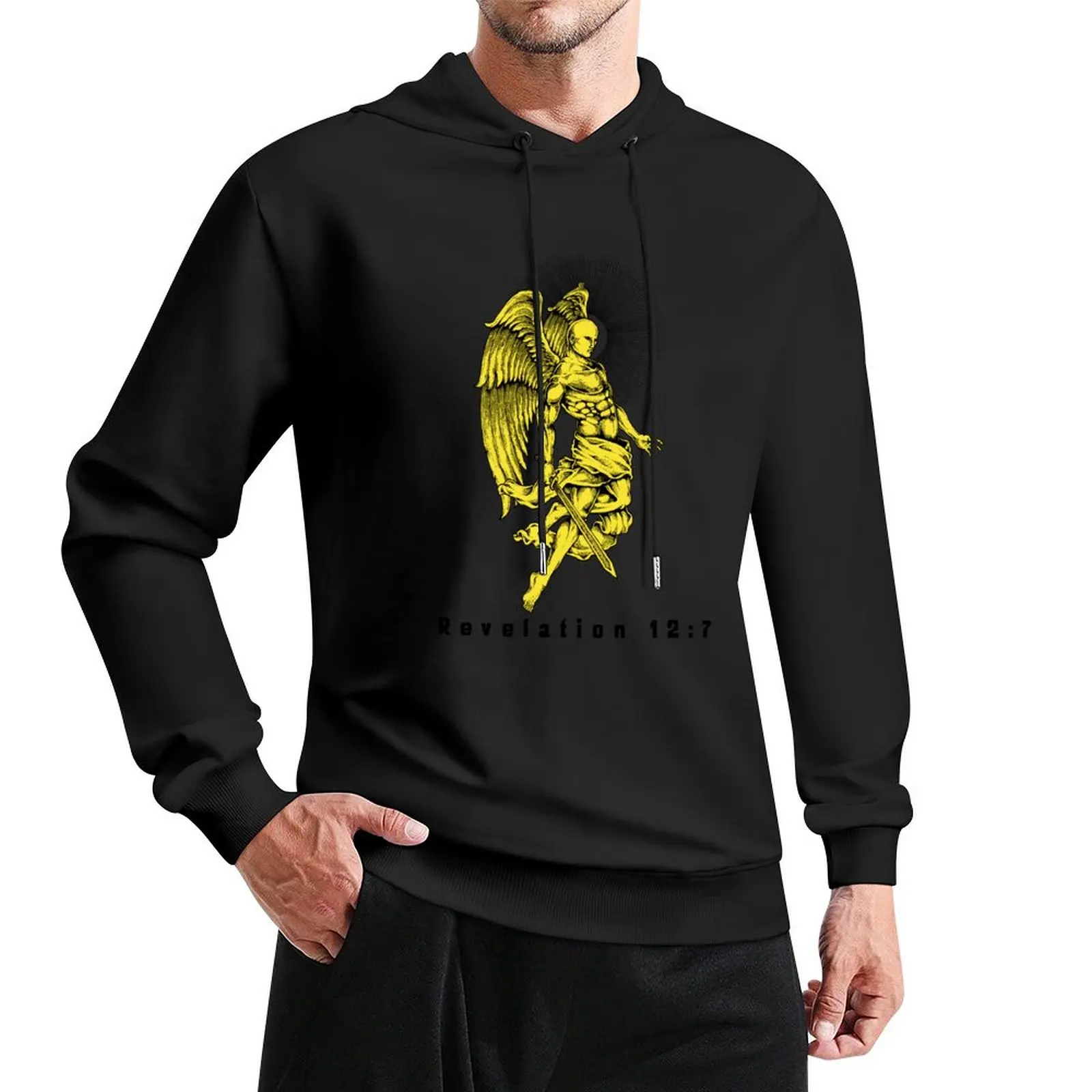 

Archangel Michael. Pullover Hoodie korean clothes tracksuits