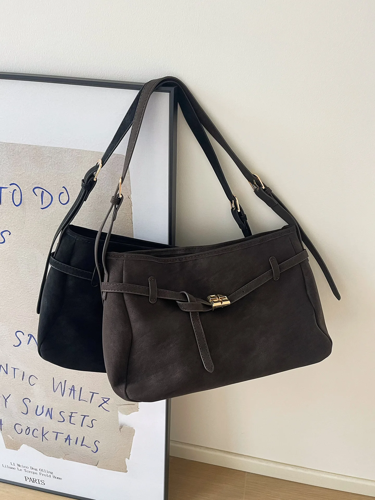 

CGCBAG Vintage Luxury Brand Women Tote Bags Designers Casual Lage Capacity Shoulder Bag High Quality PU Leather Female Handbags
