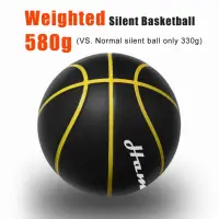 Baloncesto silencioso de 580G, drible silencioso, tamaño interior, 7-29,5 pulgadas, espuma de PU, baloncesto sin aire, rebote silencioso, 90% de baloncesto Real