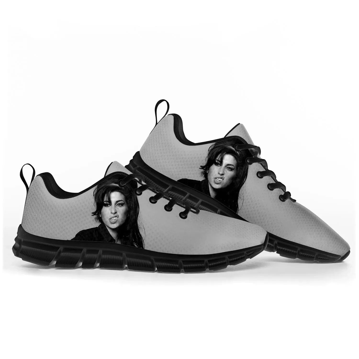 Amy Winehouse Singer zapatos deportivos de moda para hombre, mujer, adolescente, niños, zapatillas de deporte informales personalizadas, zapatos de pareja de alta calidad