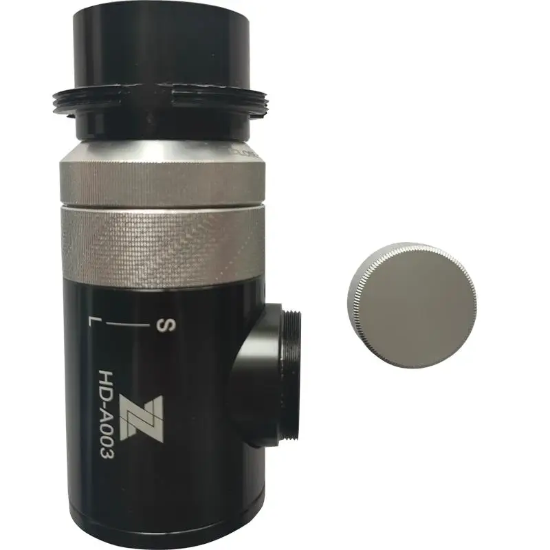 Microscope Camera Adapter C Mount Beamsplitter, HD CCD Adapter Video Camera Adaptor