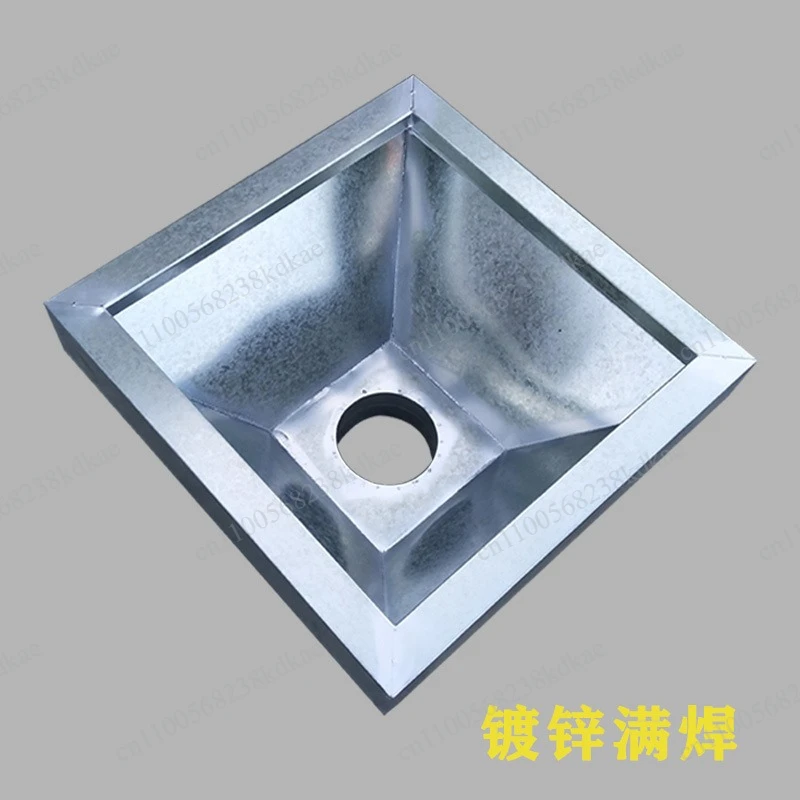 Gas collector, oil fume hood, white iron, stainless steel 304 #exhaust and dust removal, industrial kitchen exhaust air duct