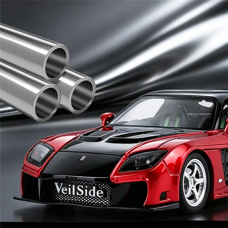 1:24 Mazda RX7 RX-7 FD3S Alloy Super Sports Car Model Diecast Metal Track Racing Car Vehicles Model Sound Light Simulation Gifts