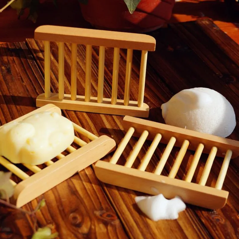 

100pcs New Originality household wooden Soap box High quality Soap dish natural fresh aroma Soap holder fang