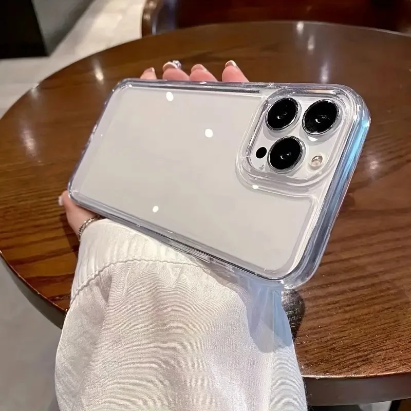 Weiche Silikon-Handyhülle für iPhone 17 Pro Max 16 18 Pro 13 11 15 14 Plus 12 17 16E 17Promax Stoßfeste Transparente Schutzhülle