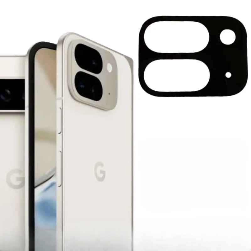 Capa de lente de câmera 3d para google pixel 9 pro, protetor de câmera de vidro temperado dobrável para ppixel9 pro, filme de anel de lente dobrável