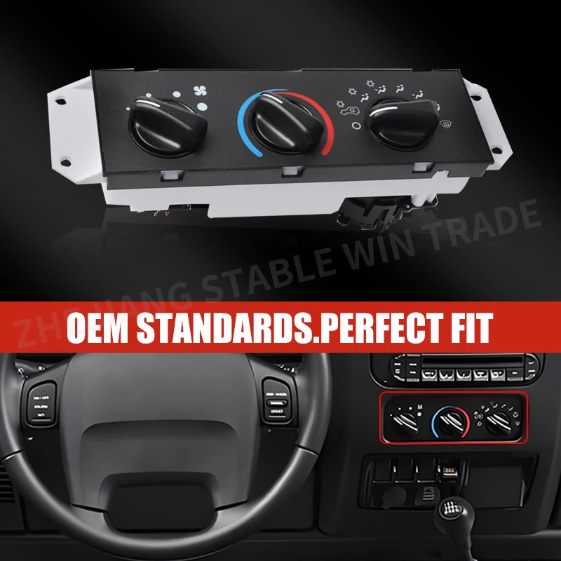 55037473AB Air Conditioning Heater A/C Control Switch Panel Module switch For Jeep Wrangler TJ 1999 2000 2001 2002 2003 2004