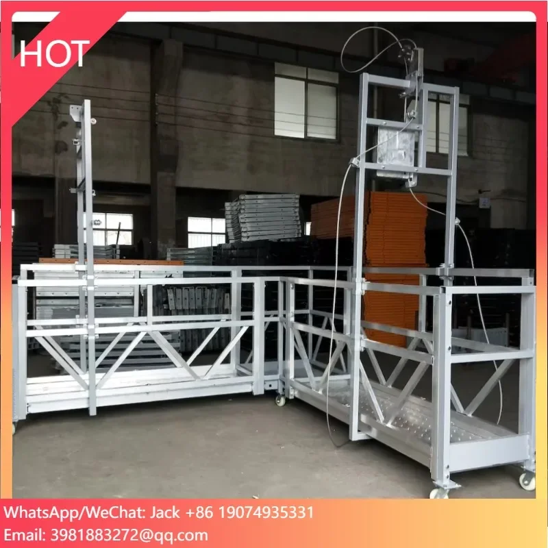 

Powder Coated Steel Wire Rope Lifting Building Construction Suspended Gondola Platform