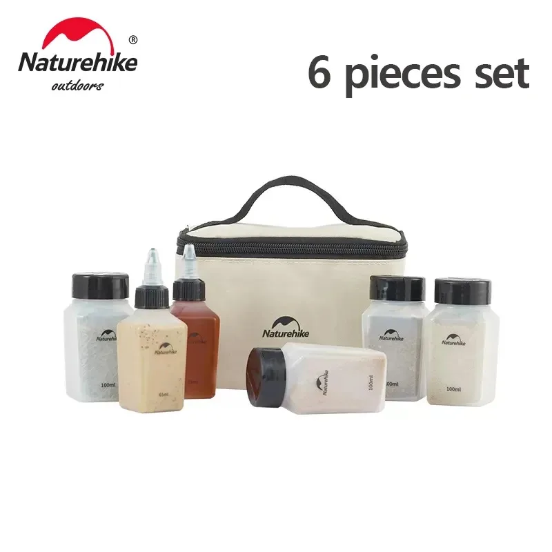 Naturehike Camping Keuken Kruidenpot Camping Buiten Koken BBQ Picknick Kruiden Specerijen Opbergpotten Organisatoren Flessen Set