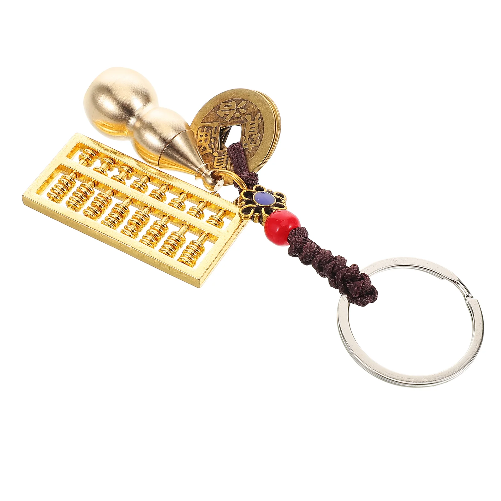 Decorative Abacus Keychain Pendant Creative Metal Key Ring Car Key Chain Metal Key Ring Backpack Keychain Vintage Keychain Bag O