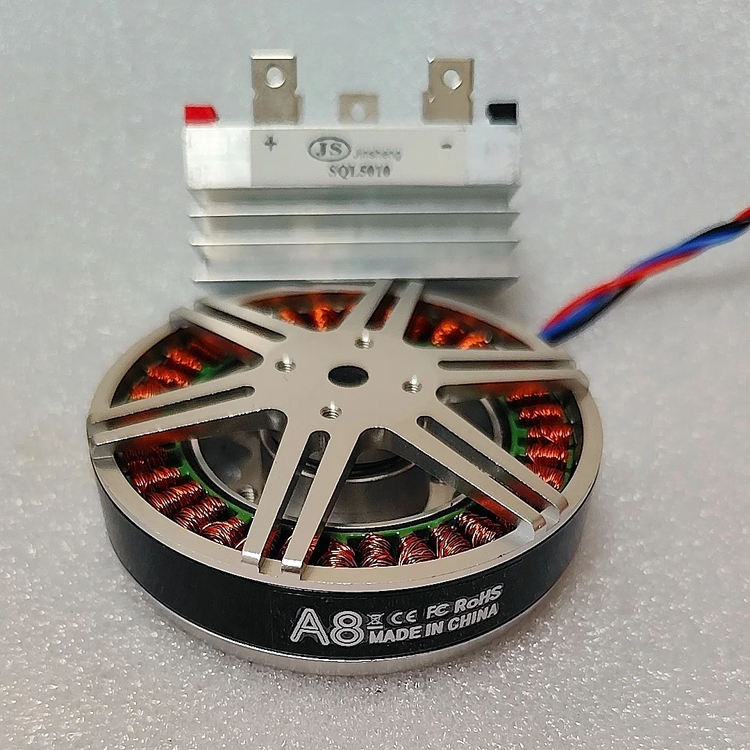 

SQL5010 High Power Three-Phase Brushless Hydro Generator Wind Turbine with Rectifier for DIY Boat Drive Engine