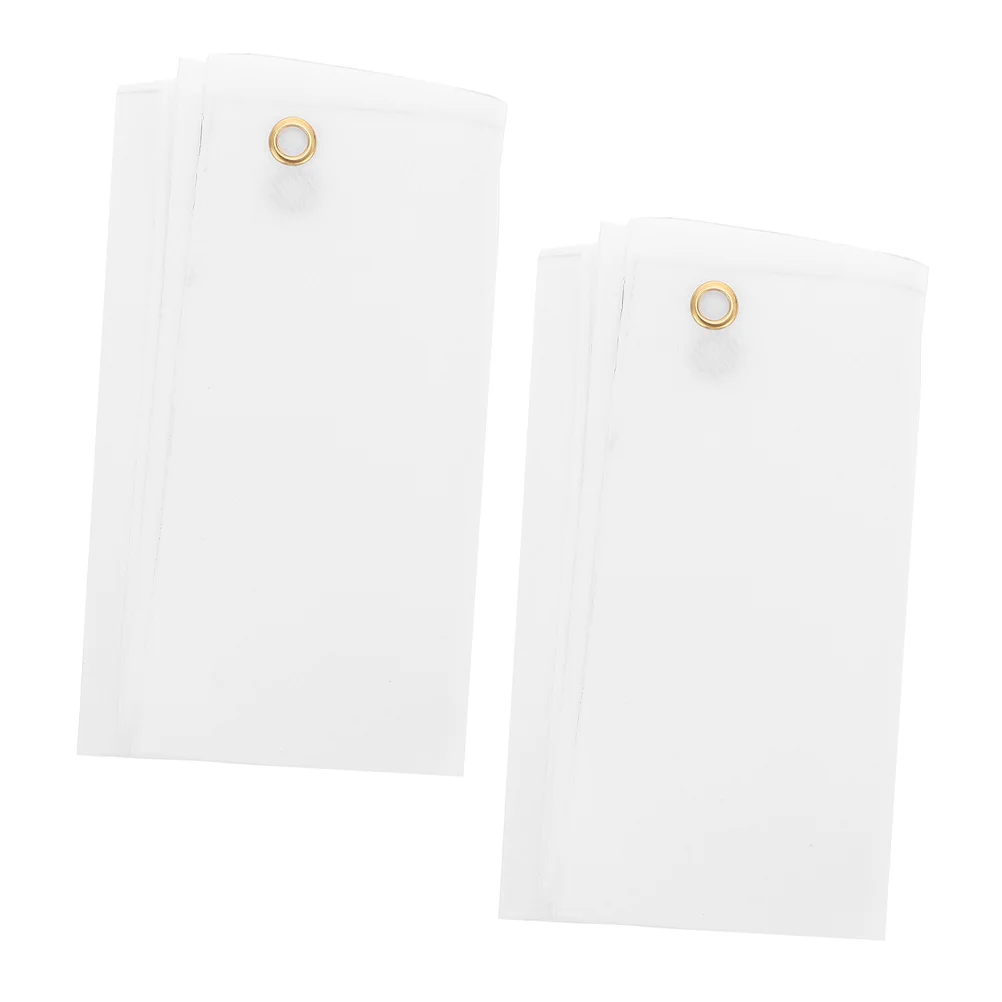 

2Pcs Large Blank DIY Banner White Hanging Banner Sign for Indoor Outdoor Garden Patio Yard Decor Custom Decoration Backdrop