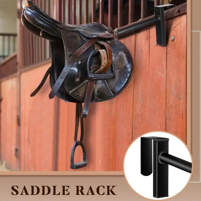 

Stable Iron Coated Steel Wall Mounted Saddles Rack Removable Saddles Rack For Western English Saddles Outdoor Use