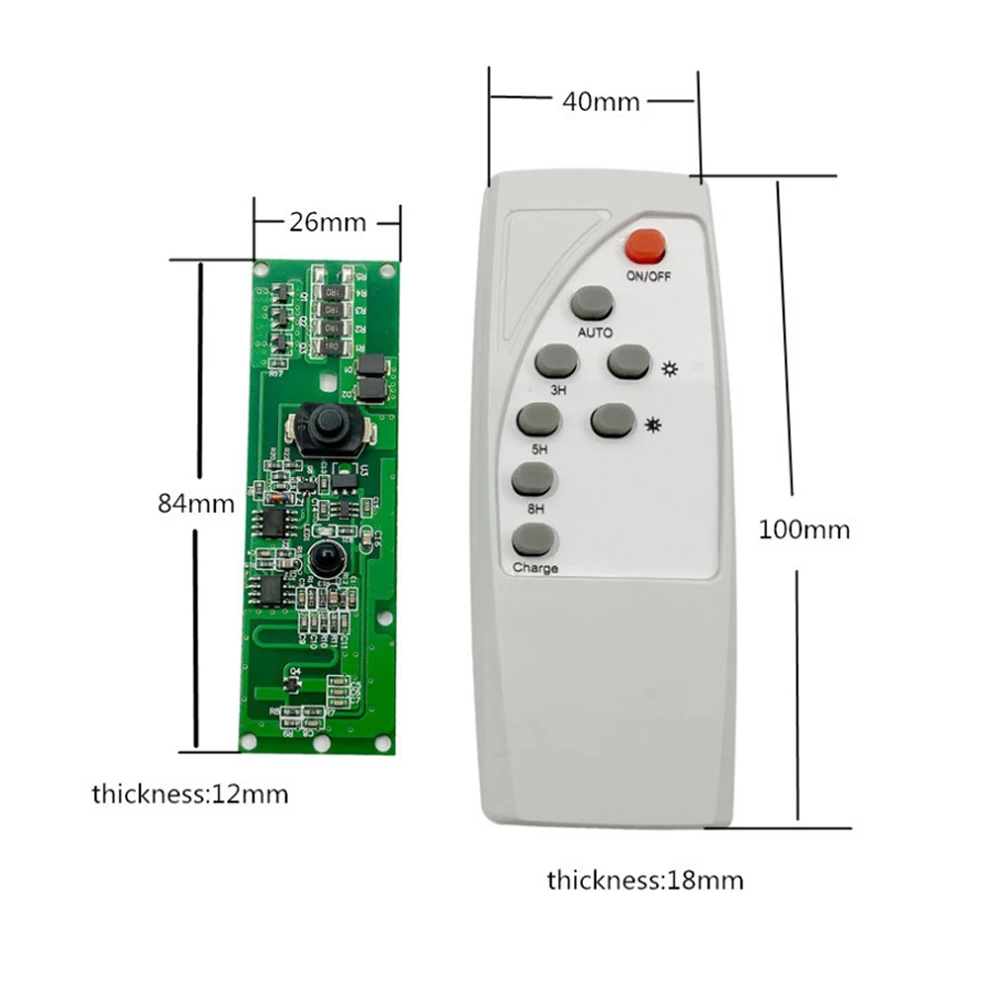 Płyta sterowania lampa słoneczna Radar 3.2V 3.7V indukcja ciała lampa słoneczna płytka moduł kontrolera lampy płyta sterownicza LED