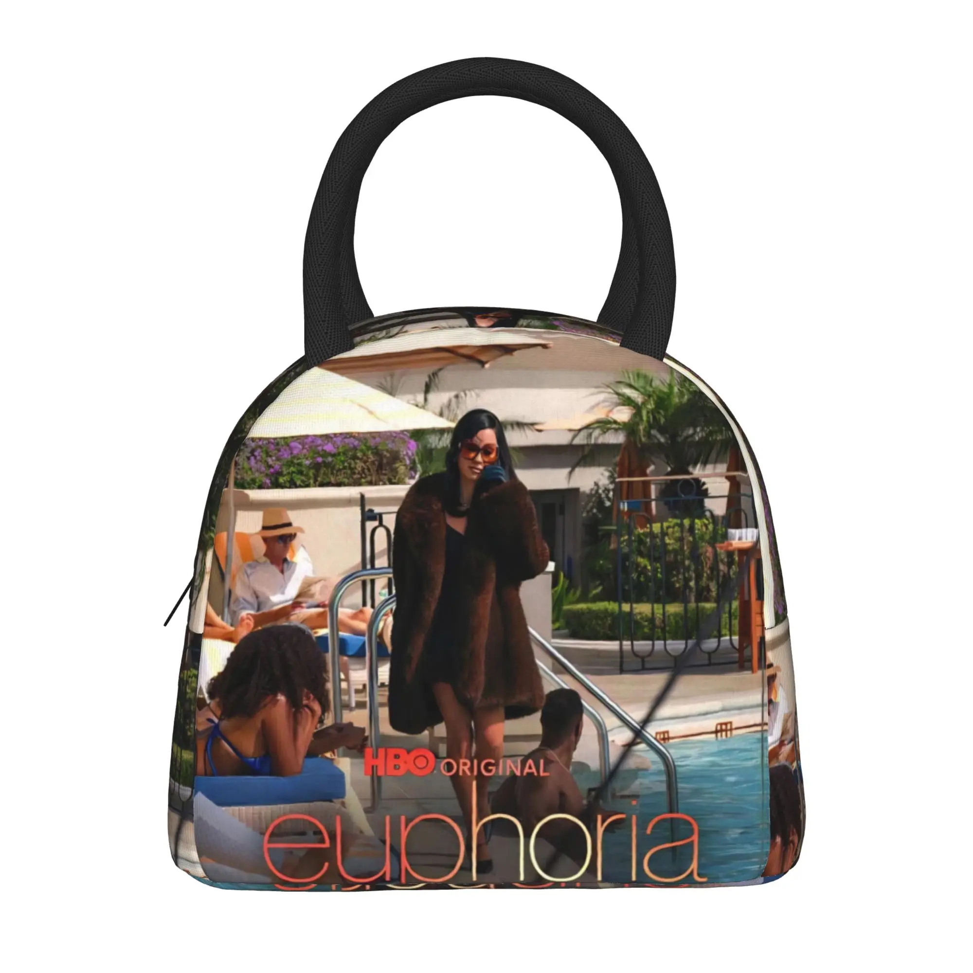 Euphorias Season 3 Sac à déjeuner isotherme pour voyage, sac à nourriture portable, boîte à nourriture isotherme pour hommes et femmes