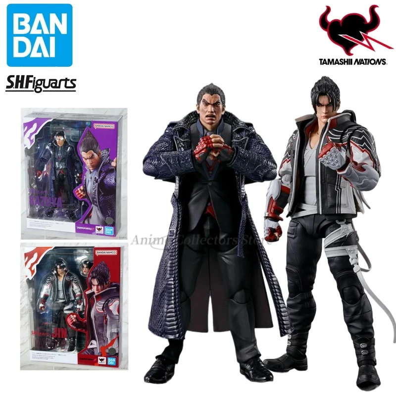 

Bandai Original S.H.Figuarts SHF TEKKEN 8 Jin Kazama Kazuya Mishima Anime Action Figure Finished Model Kit Kids Toy Gift