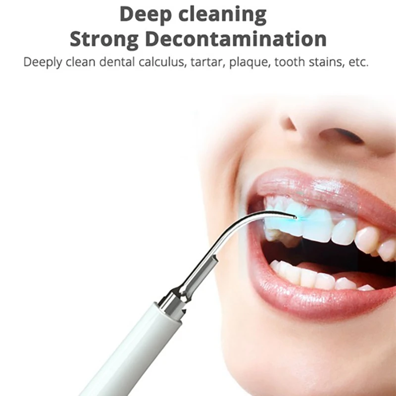 Ultrasonic Scaler Tips Handpiece Fit for Electric Toothbrush Remove Dental Calculus Plaque Tooth Stain