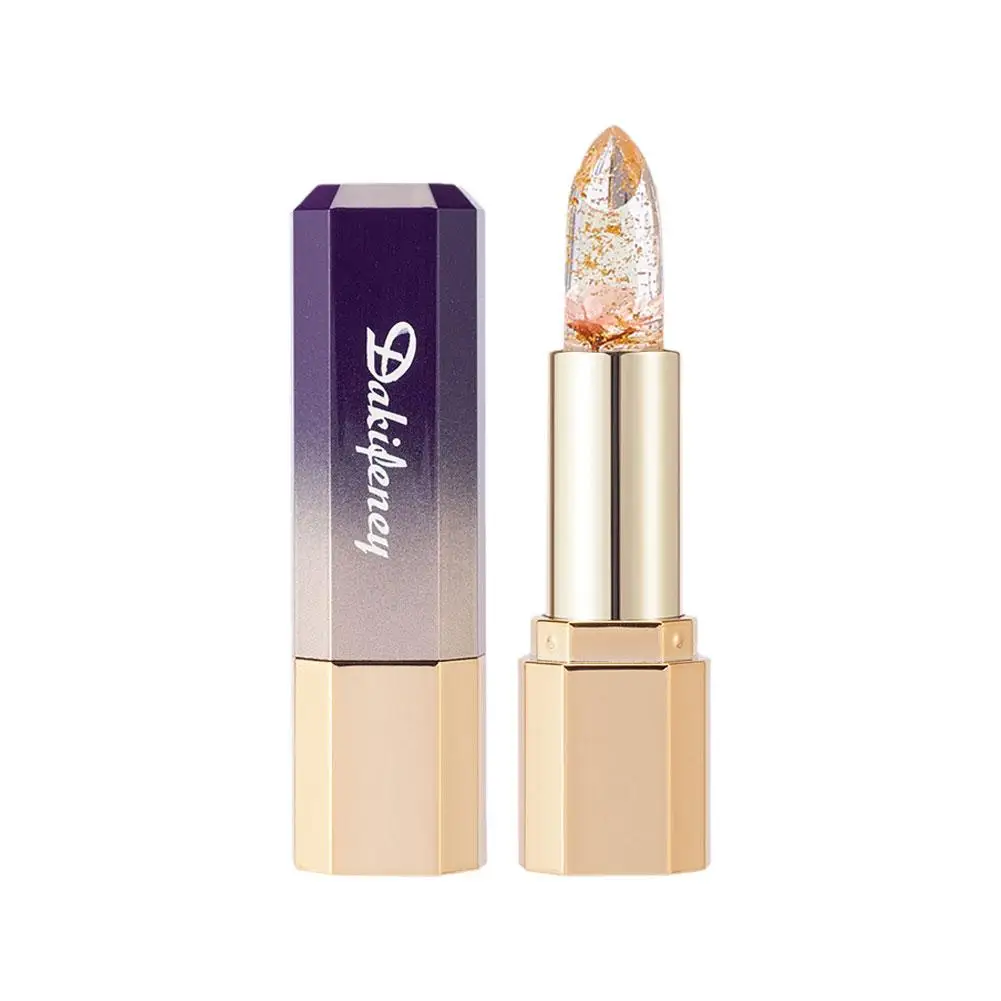 Jalea transparente que cambia de temperatura, decoloración, Color brillante, labios desnudos, maquillaje de lápiz labial, resistente al agua, brillo hidratante, M2m5