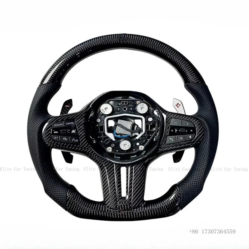 

Спортивный руль из карбона для BMW G20 G21 G22 G24 G26 G30 G38 M2 M3 M4 M5 G01 G02 G05 G06 G07 G08 G18 G80 G81 G87