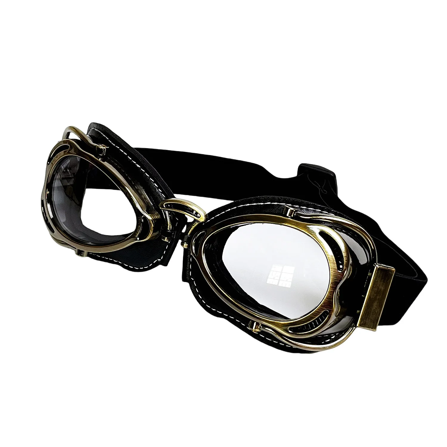 

Мотоциклетные очки в стиле стимпанк в стиле ретро, винтажный стиль, защита от ультрафиолета, ветрозащитные пылезащитные очки для езды на велосипеде, часть костюма для косплея