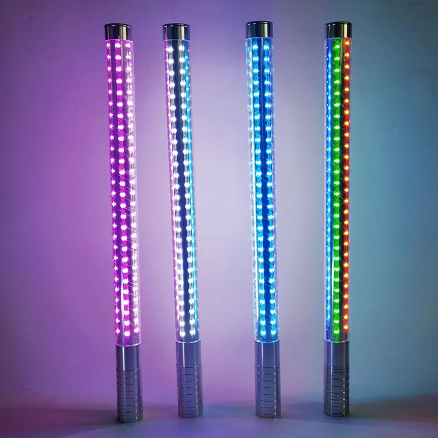 충전식 LED 스트로브 배턴 샴페인 병 서비스 라이트, LED 병 서비스 스파클러, 60 cm, 80cm 길이