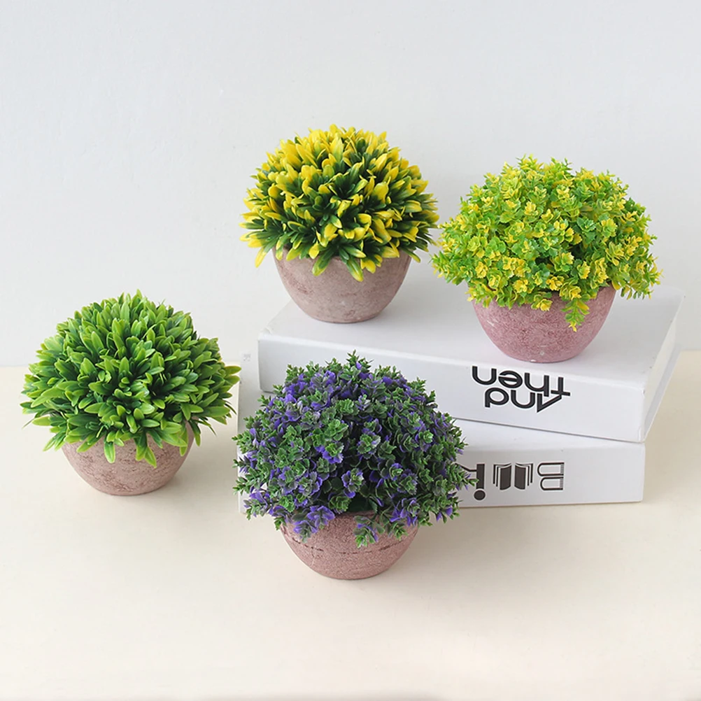 

Artificial Potted Decor Lifelike Eco Friendly Faux Plant Pot for Fake Potted Plant Home Office Desk Shelf Gift