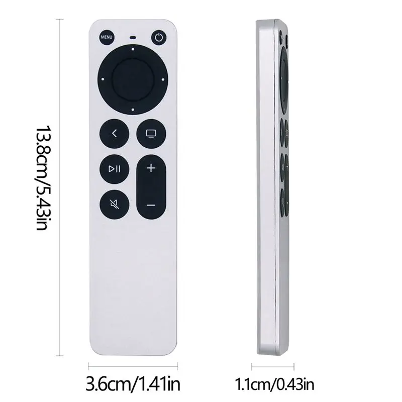A31T Remote Control for TV 4K, Universal Replacement High Compatibility Long Range Ergonomic Design White