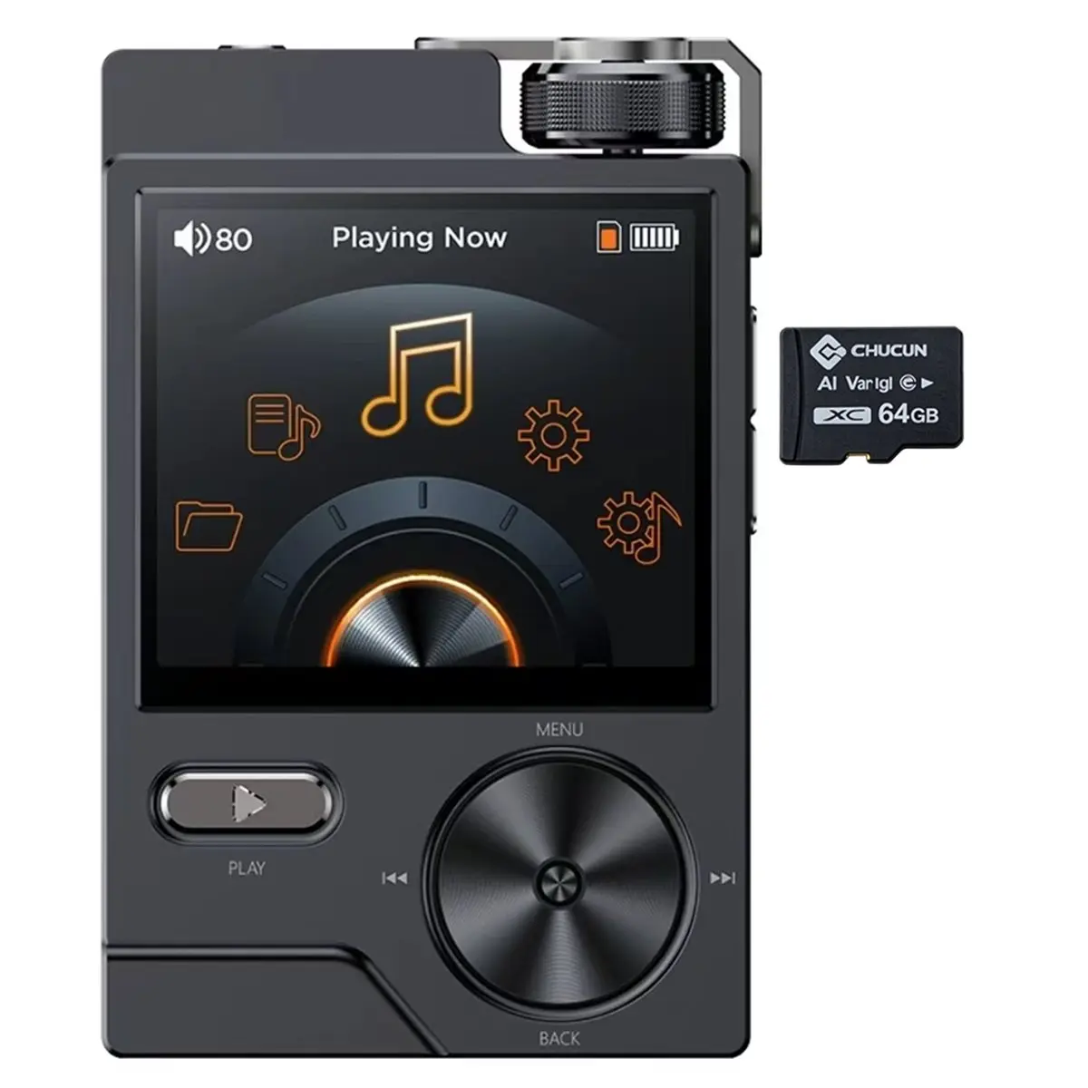 Hi-Fi Music Player MP3 MIPS+DSP Architecture DSD256 Decoding Output Audiophile Portable Music Player