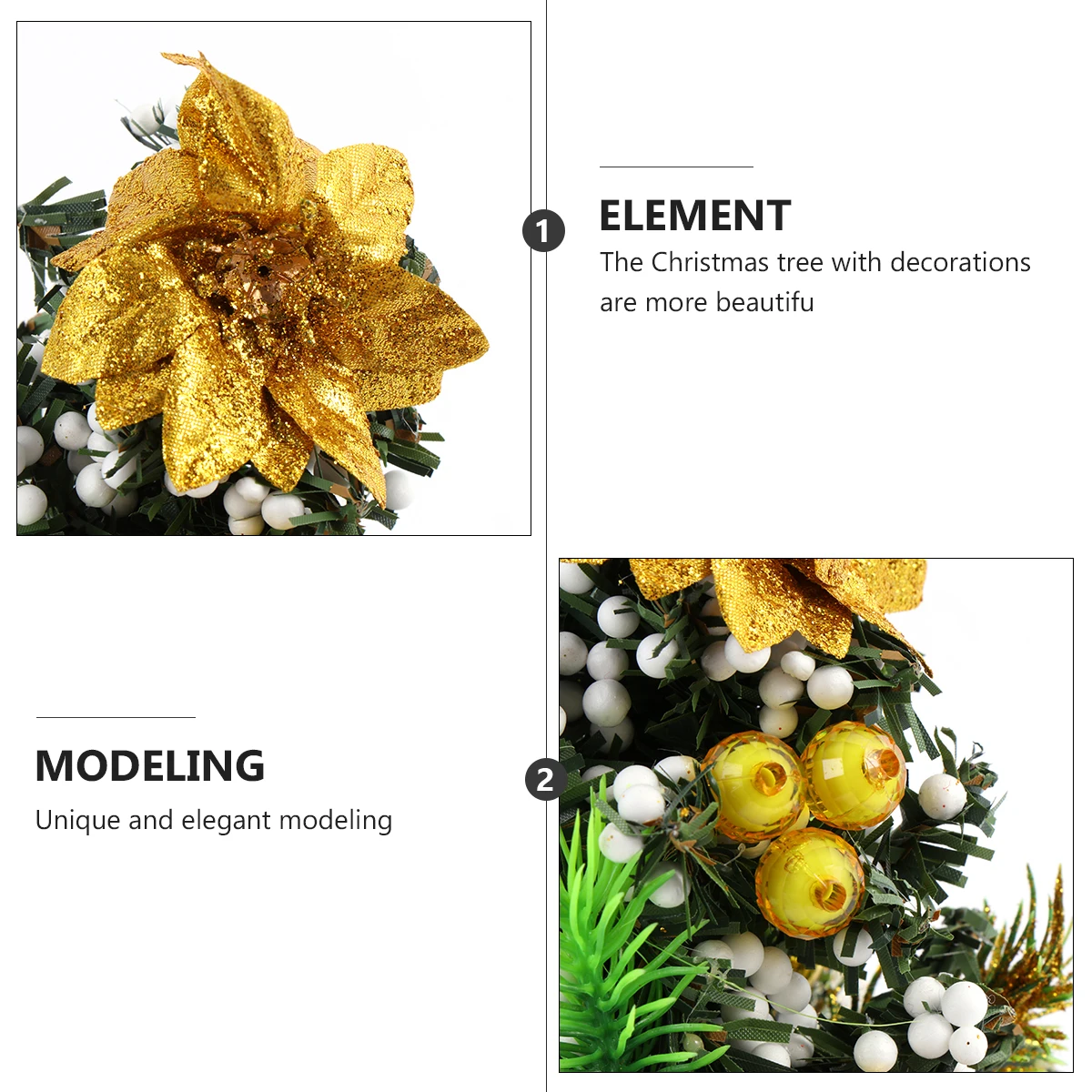 

2pcs Christmas Tree Plastic Blue Desktop Decorative Indoor Mini Christmas Tree Holiday Office Supplies Festive Xmas Trees