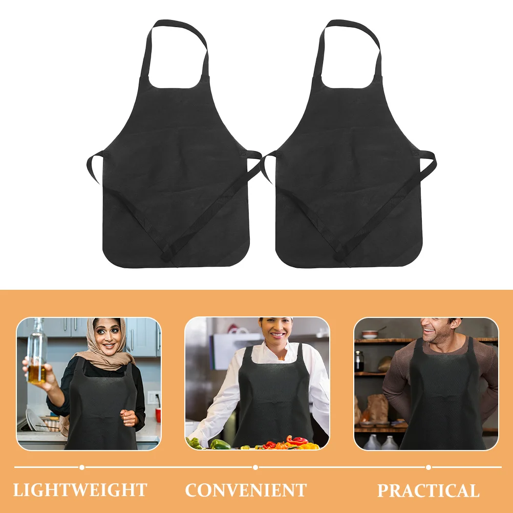 15 szt. Jednorazowe fartuchy włókninowe, grube, wodoodporne, do grillowania, gotowania, malowania, hot pot, na piknik, do kuchni, restauracji, odzież robocza