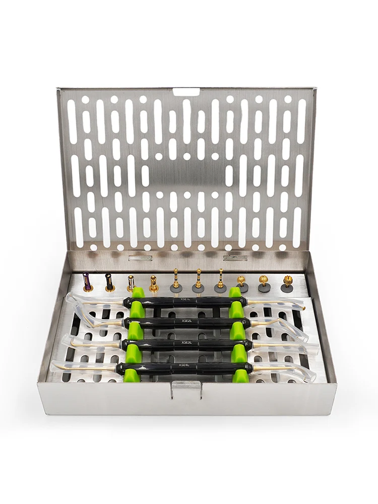 Dental Sinus Lifting Surgical Kit – 4 PCS Elevators + Drills & Stoppers for Maxillary Implant Procedures