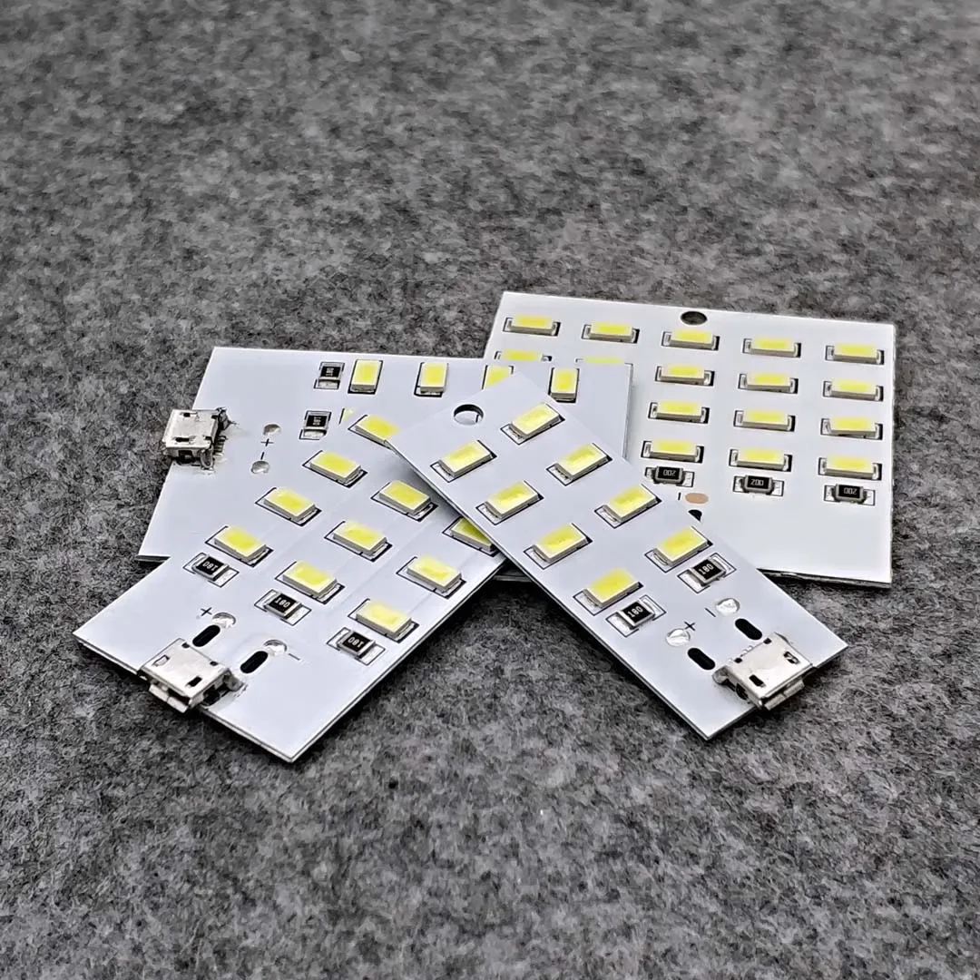 백색 Mirco USB 5730 LED 5730 조명 패널, USB 모바일 조명, 비상등, 야간 조명, Smd 5V, 430mA ~ 470mA