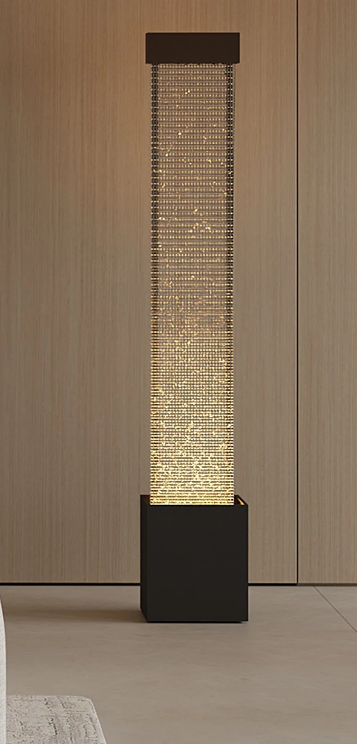 

Современный светопрозрачный водный декор в стиле лёгкой роскоши, украшение для гостиной, символизирующее процветание и циркуляцию богатства, водная композиция.