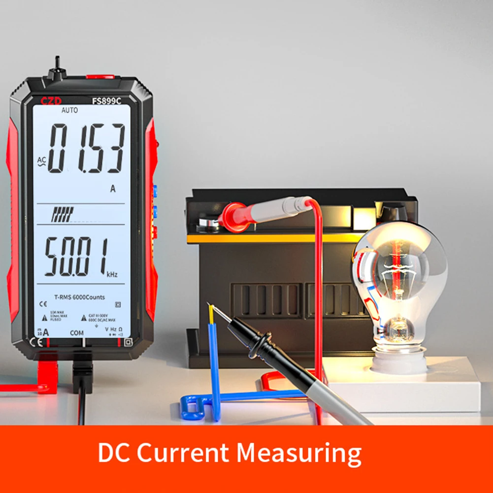 

Цифровой мультиметр, тестер с автоматическим диапазоном, портативный автоматический Электрический измеритель емкости, мультиметр инструменты для анализа и измерений