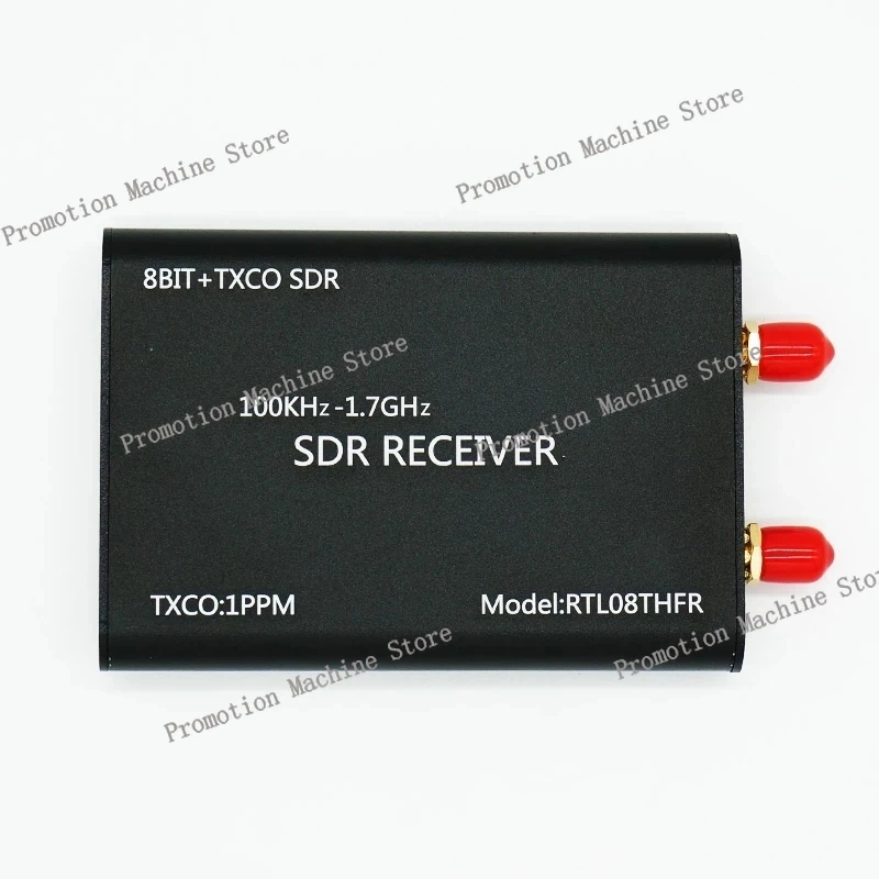 

RTL SDR 100KHz-1.7GHz Full Band 0.5PPM TXCO RTL-SDR Receiver RTL2832U+R820T2 SDR Radio RTL08THFR SDR