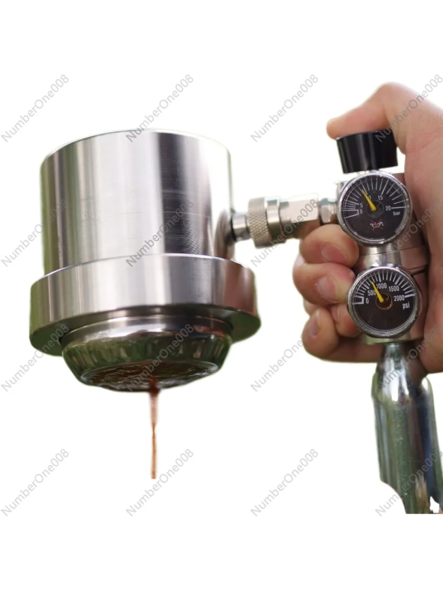 Pompa Udara Tekanan Tinggi untuk Mesin Espresso, Suku Cadang Pengganti Pneumatik Portabel, Kit Perbaikan Pembuat Kopi Baja Tahan Karat