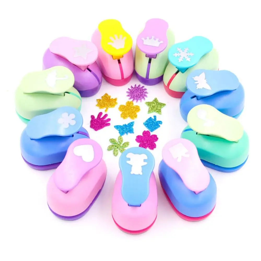 

Creative Plastic Paper Hole Punch Different Shapes Hole Punch Multicolored Punch Set Shape Punch Craft Set School Projects