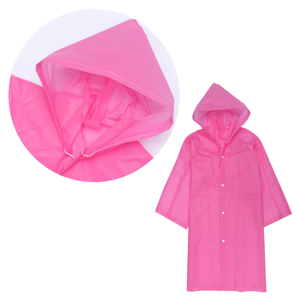 

with Hat Thickened Children's Raincoat Men and Women Children's Kid Rainwear
