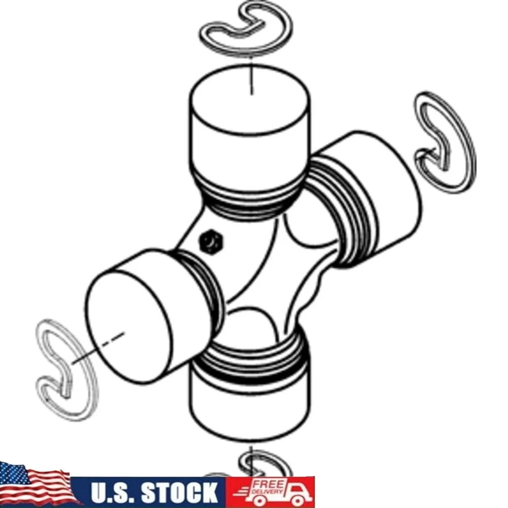 

Universal Joint 5-1410X Non-Greaseable 1410 Series Fits 2011-2014 2017-2018 FORD F150 Drive Shaft Component 4.40x4.00x1.50 Inch