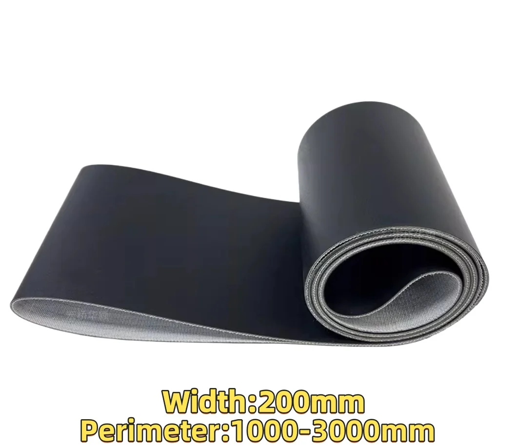

Width:200mm PVC Black Transmission Conveyor Belt Industrial Belt
