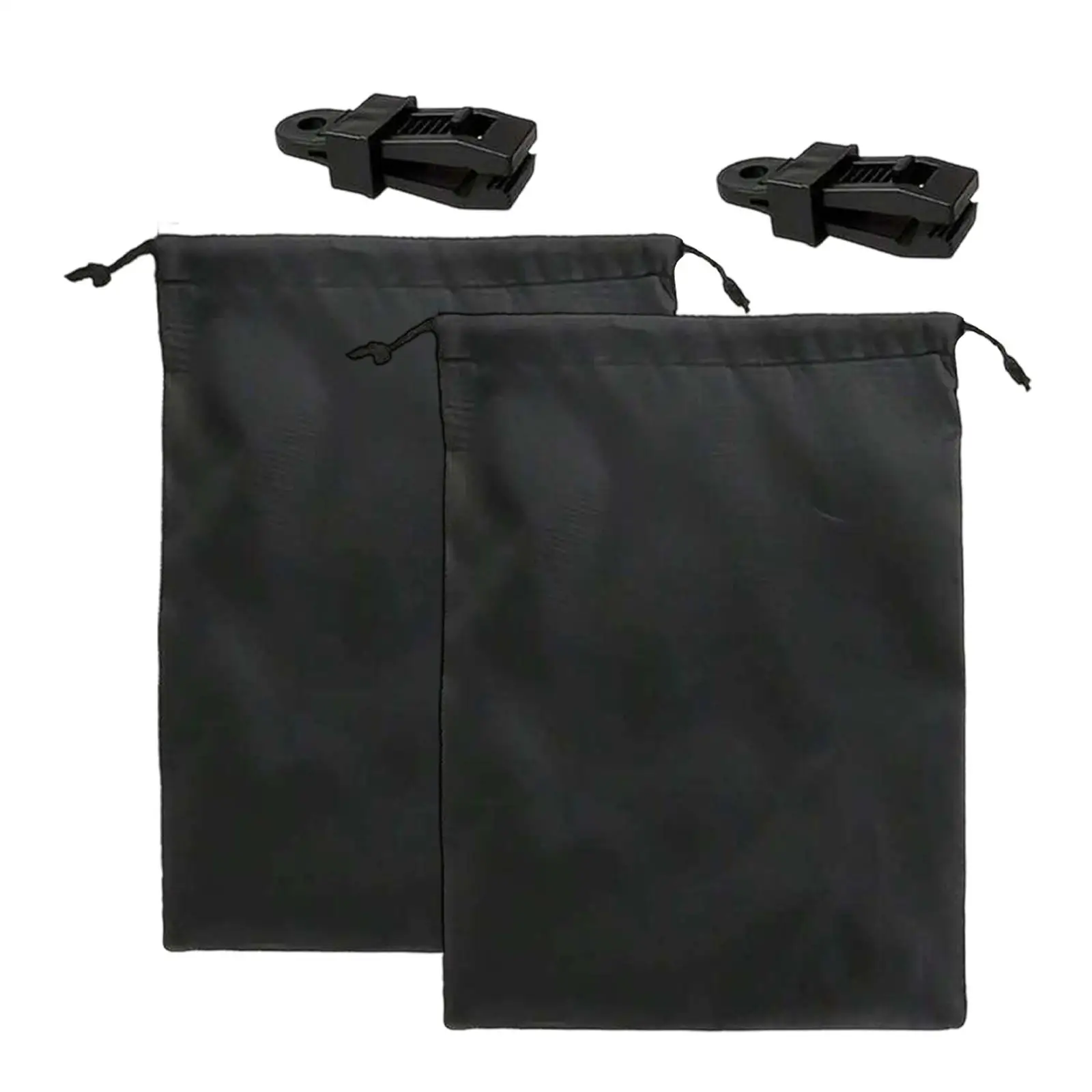 Outdoor Curtain Weighted Blocks Versatile for Porch, Terrace Quick Installation Accessories Adjustable with Clips