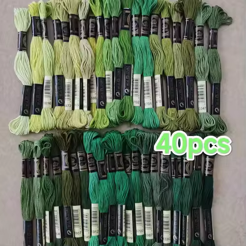 100% Cotton High Quality Cross stitch Floss Embroidery thread  Cross Stitch Embroidery Hand Knitting Sewing Weaving 8m 447 color - Image 19