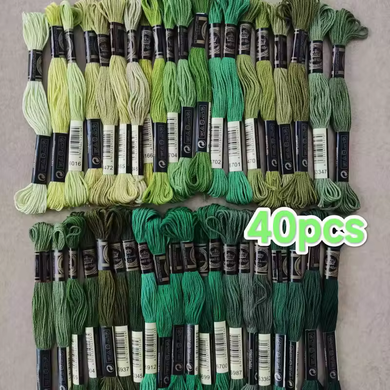 100% Cotton High Quality Cross stitch Floss Embroidery thread  Cross Stitch Embroidery Hand Knitting Sewing Weaving 8m 447 color - Image 19