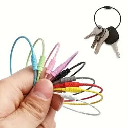 Colorful Stainless Steel Wire Luggage Tag Clip Durable And Easy To Install Perfect For Travel And Everyday Use 5-10pcs
