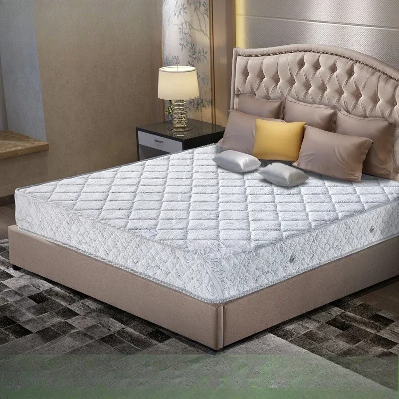 Natural coconut palm 1.5m mattress double e****mical 1.8m 3D fabric soft and hard independent spring mattress