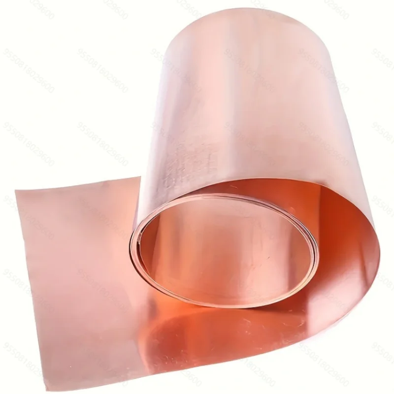 1Pc Copper Sheet Roll 0.2mm Thickness Metal Pure Copper Sheet Copper Strip Copper Sheet Metal Foil